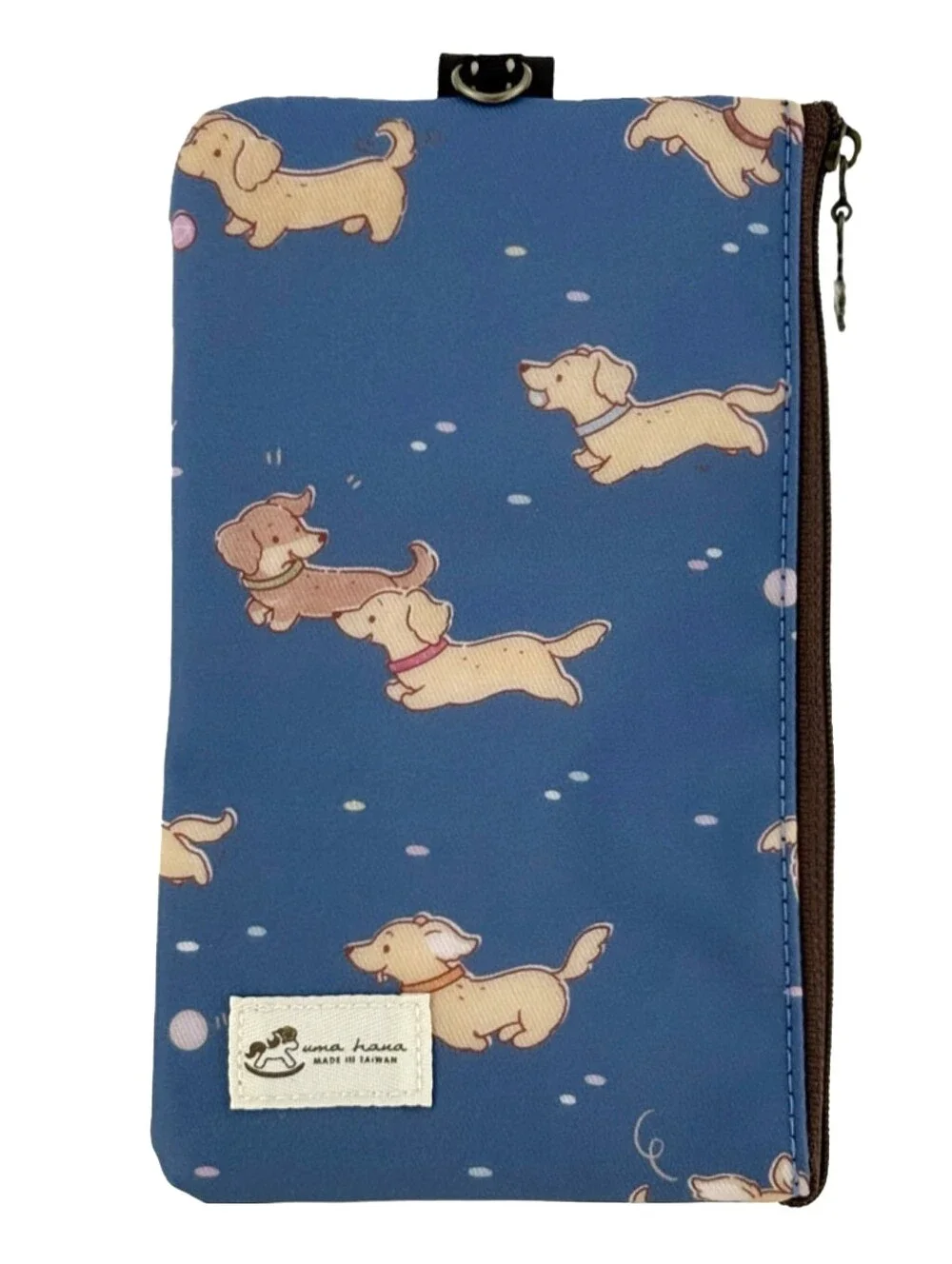 Waterproof Dachshund Weiner Dog Phone Case Pouch W/ Neck Strap